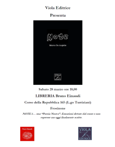 LOCANDINA PRESENTAZIONE NOTE