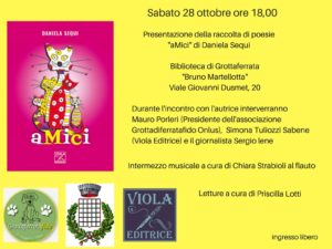 Sabato 28 ottobre ore 18,00 2